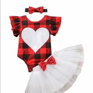Baby Girl Three piece tutu set